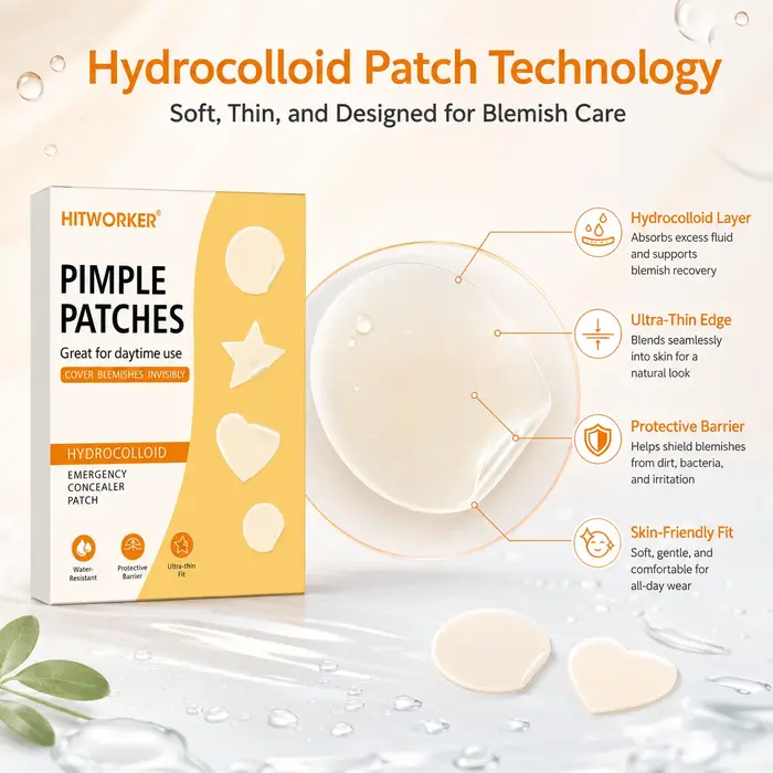 360 patchs anti-acné doux et discrets