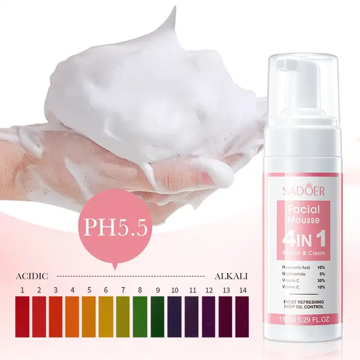 SADOER 4 en 1 Mousse pour le visage