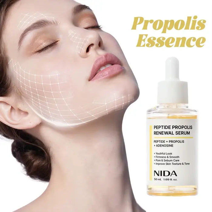 NIDA Propolis Peptide rajeunissement sérum pour le visage barrière cutanée Double réparation