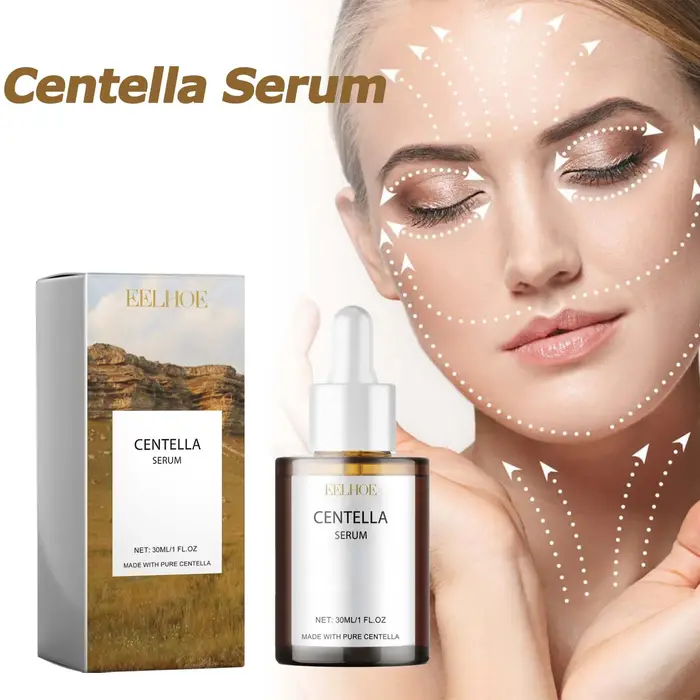 Centella sérum nourrir amélioration peau sèche lissage raffermissant éclaircissant hydratant acide hyaluronique visage