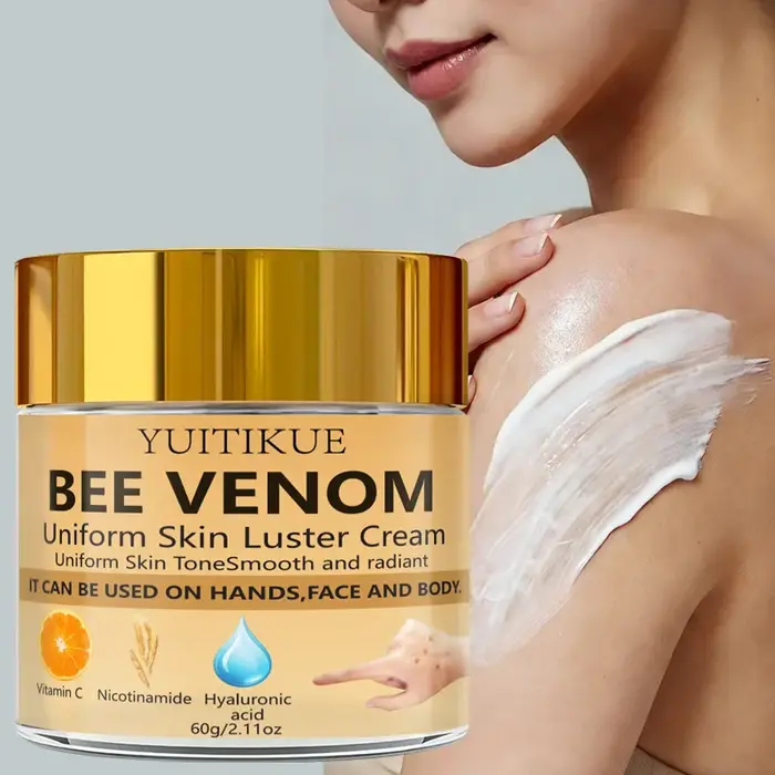 Crème au venin d'abeille YUITIKUE pour le visage, les mains et le corps, éclaircit le teint, hydrate