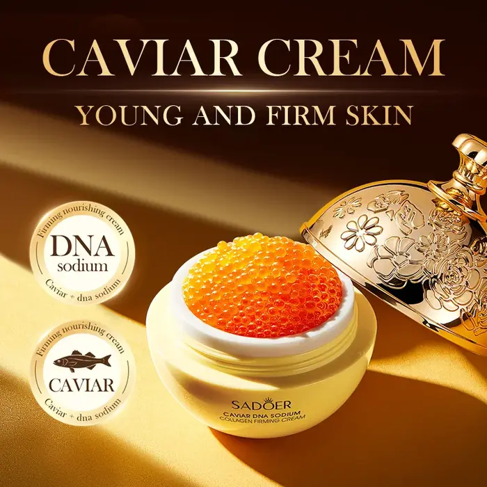 Crème de luxe à l'essence de caviar, élimination des rides, raffermissement du collagène, effet liftant, élasticité, soin de la peau du visage, cosmétiques coréens, 30g