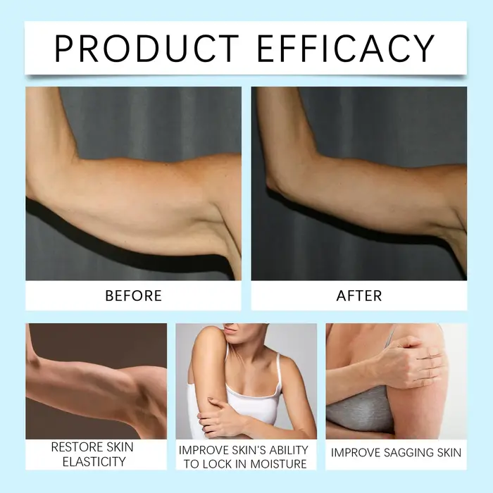 Crème raffermissante pour la peau des bras