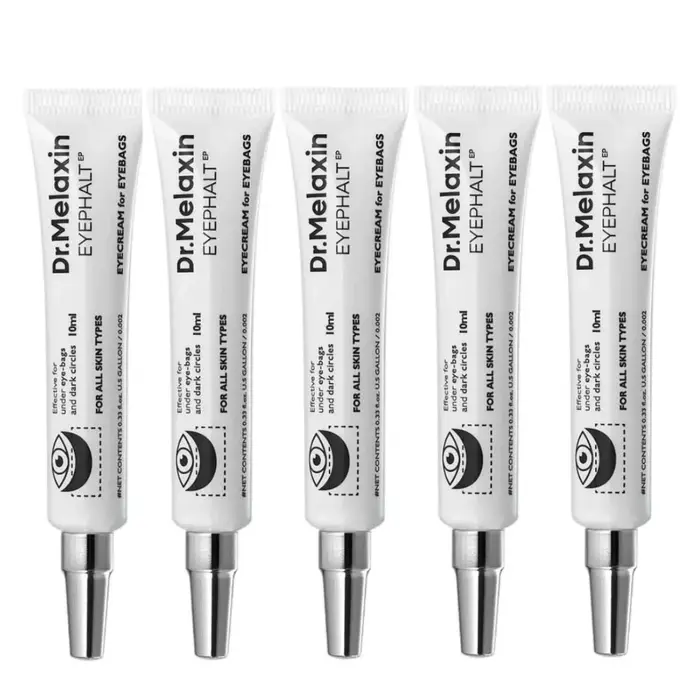 Crème Contour des Yeux Raffermissante Dr. Melaxin, Soin Hydratant pour le Contour des Yeux, pour les Ridules, les Cernes et les Poches, Soin Coréen Léger pour la Peau