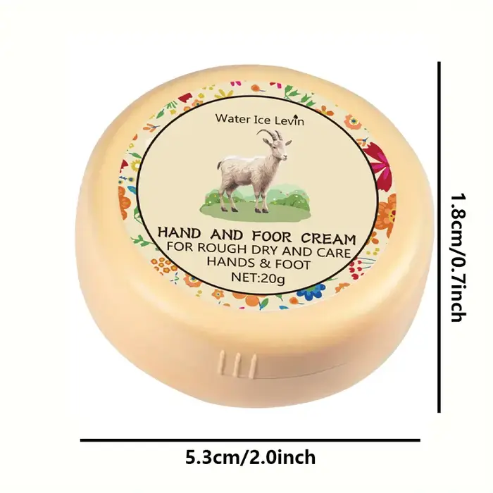 La pommade pour les mains et les pieds craquelés est riche en miel et à l'acide hyaluronique