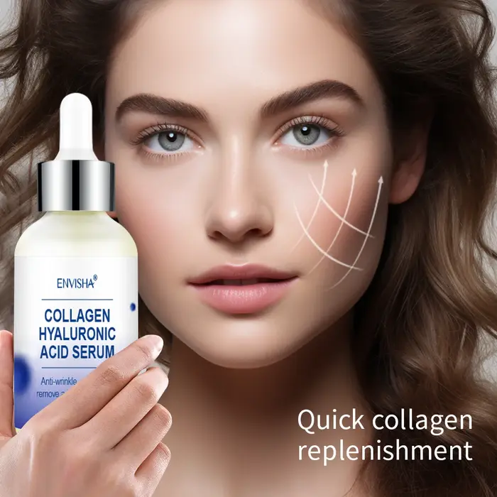 ENVISHA soin du visage peau collagène acide hyaluronique sérum rétinol vitamine Anti-âge rides hydratant blanchissant rétrécit les Pores