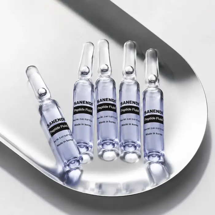SANENDI Série d'ampoules aux peptides GSHI – Solution liquide hydratante pour les yeux et le visage – Sérum purifiant – Soin coréen pour la peau – 5/20 flacons