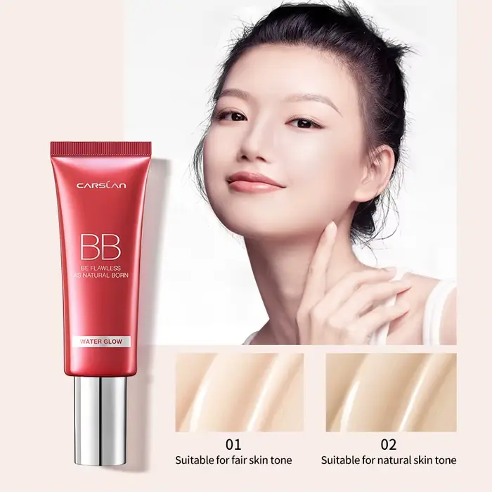 CARSLAN – BB crème correctrice hydratante à base de plantes, liquide de blanchiment, fond de teint,