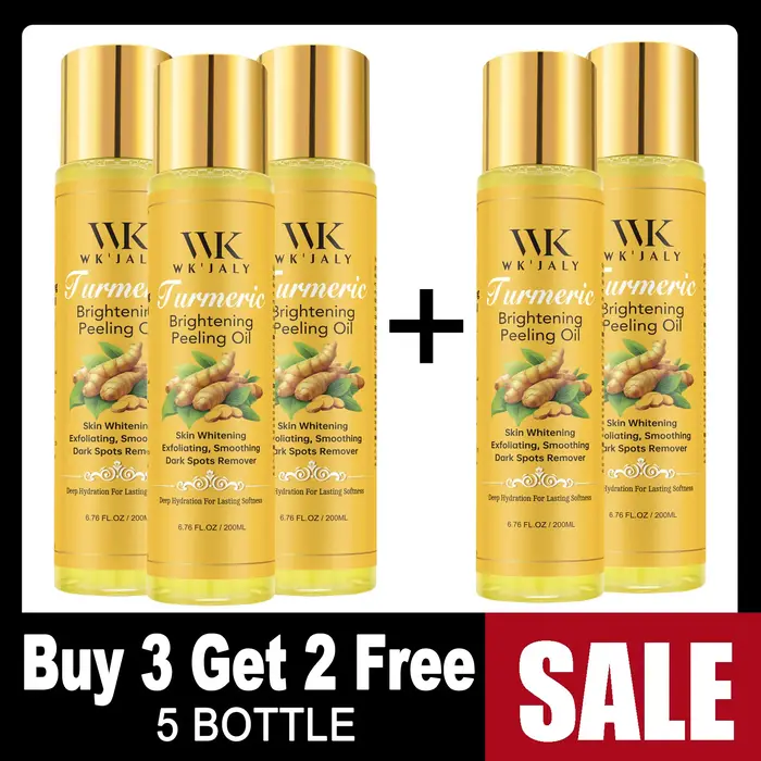 WK JALY Huile exfoliante éclaircissante au curcuma
