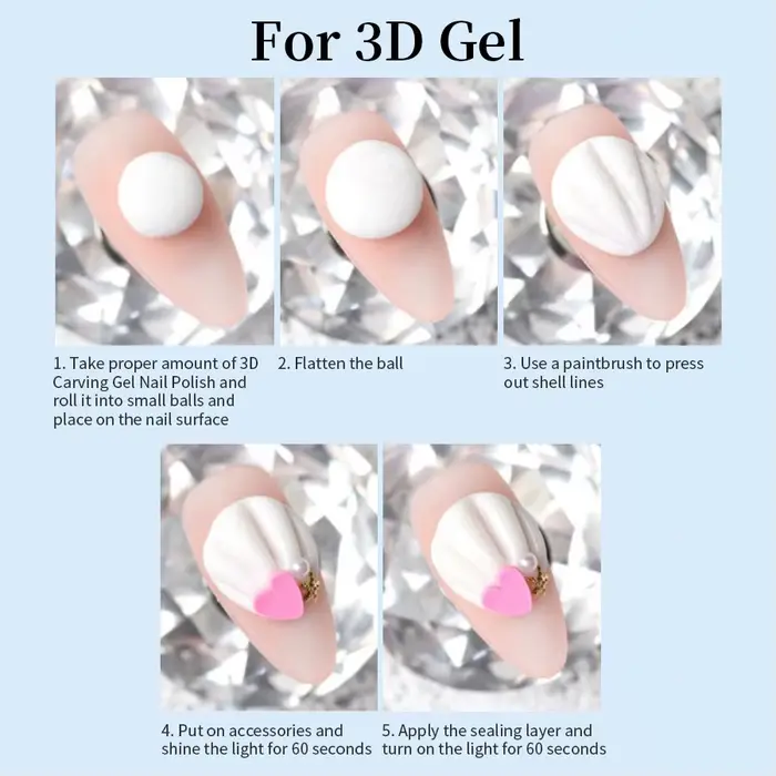 RSNAIL 5g solide sculpté Gel vernis à ongles antiadhésif main moulage Gel tremper UV/LED Nail Art cl