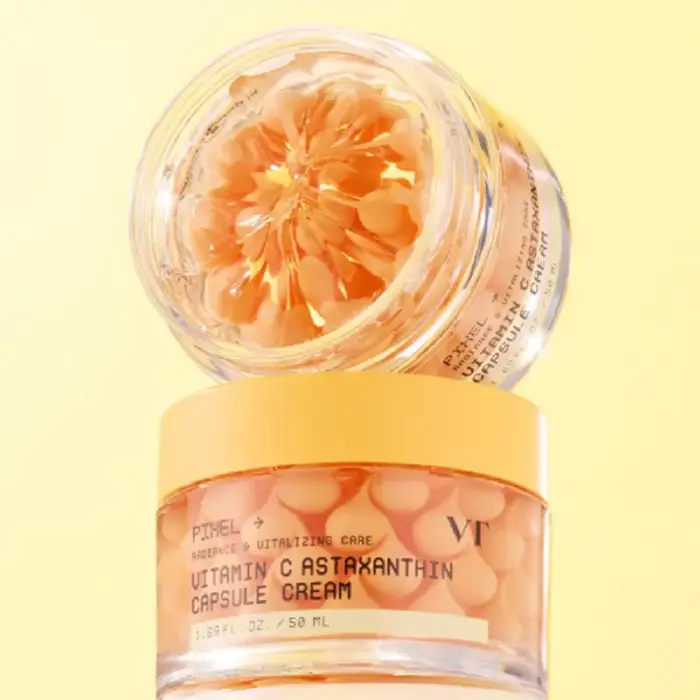 Crème en capsules VT Pichel Vitamine C Astaxanthine Éclat & Soin Revitalisant Améliore l'Élasticité de la Peau