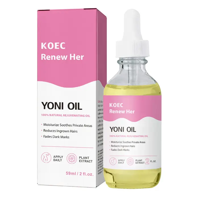 Huile féminine naturelle Huile vaginale hydratante pour le soin du vagin