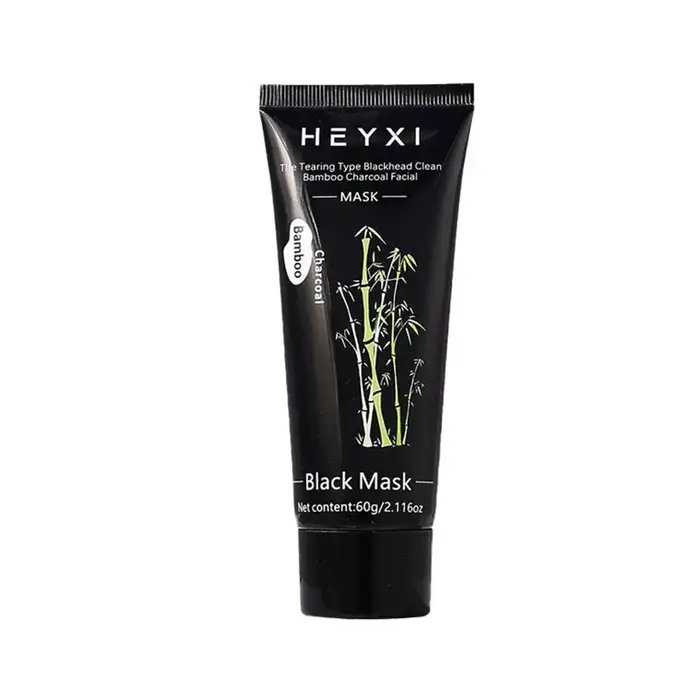 Masque nettoyant pour points noirs au charbon de bambou, nettoie en profondeur, purifie, affine les