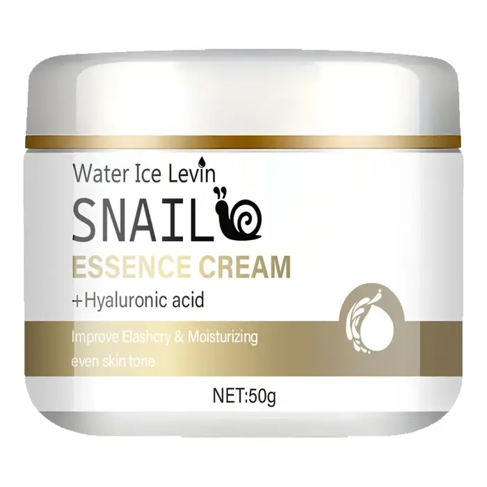 Crème hydratante à la bave d'escargot - Crème de jour et de nuit, contenant de la niacinamide, de l'