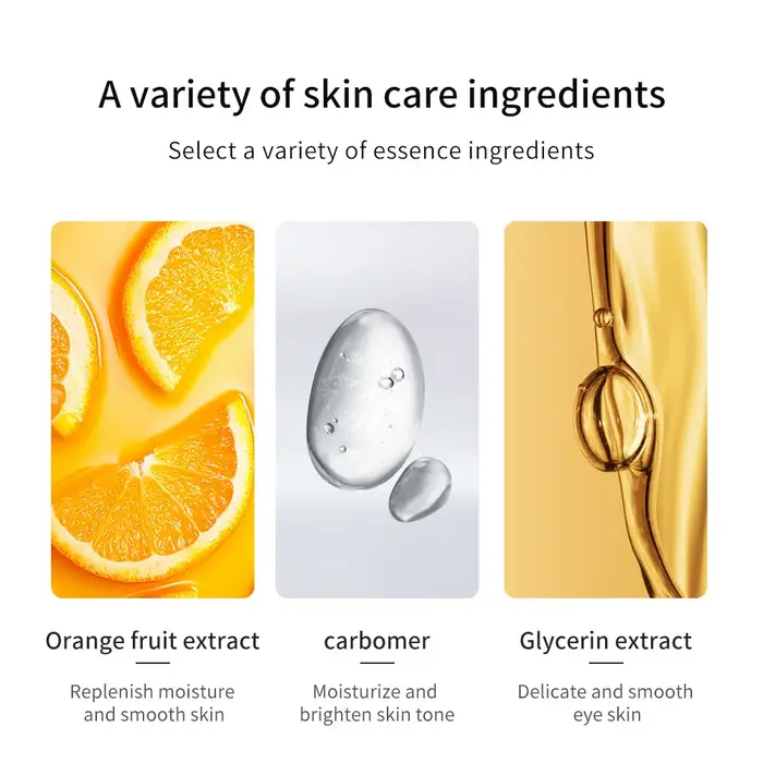 SADOER vitamine C crème pour les yeux raffermissant hydratant éclaircissant Anti cernes sacs