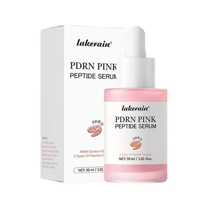 Sérum peptidique rose saumon, sérum lumineux rose rose avec Niacinamide, hydratant et lumineux, hydr