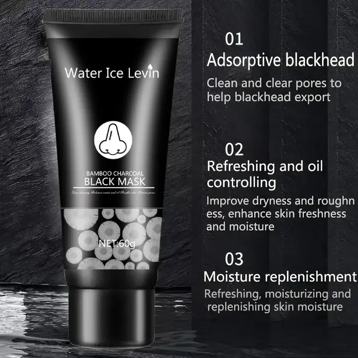 Masque nettoyant noir au charbon de bambou