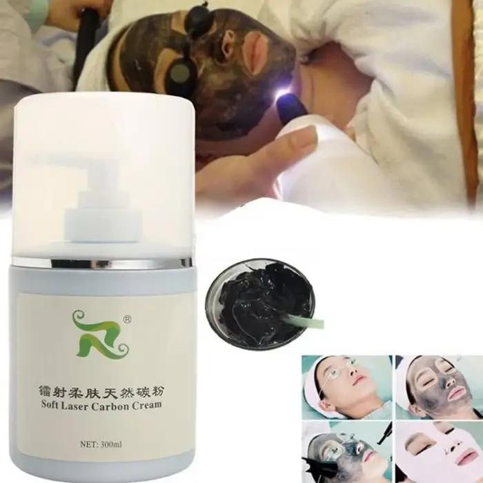 Crème de carbone noire pour poupée Laser douce