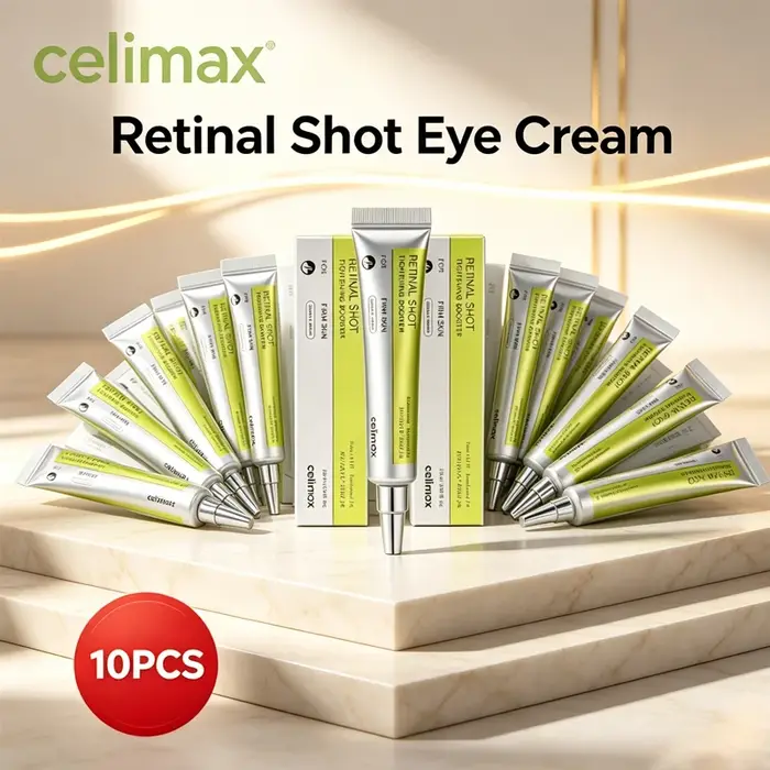 Crème Contour des Yeux Celimax The Vita A Retinal la plus vendue : Apaisante, Réparatrice, Resserre les Pores, Lisse et Éclaircit la Peau, Essence Faciale