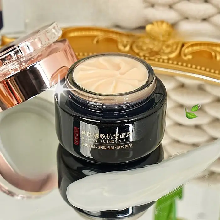 Crème pour le visage raffermissante anti-rides polypeptide, hydratation en profondeur, éclaircit la 