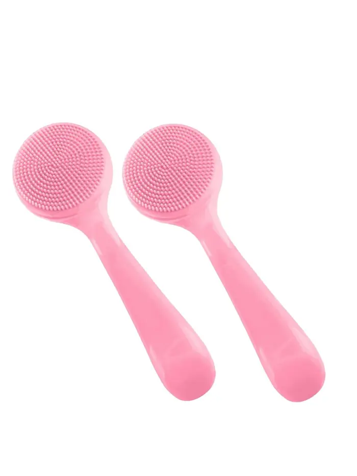 Brosse nettoyante pour le visage avec poignée en acrylique