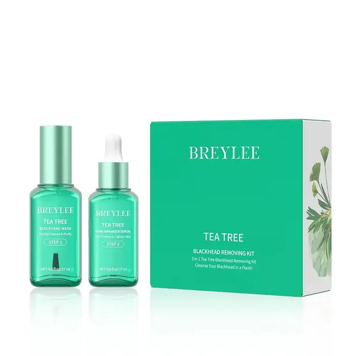 BREYLEE nouveautés arbre à thé nez bande Absorption profonde points noirs Peel Off masque dissolvant sérum