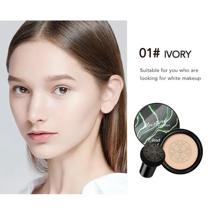 Coussin d'air tête de champignon CC crème fond de teint hydratant correcteur blanchissant contrôle du sébum Base pour le visage maquillage cosmétiques
