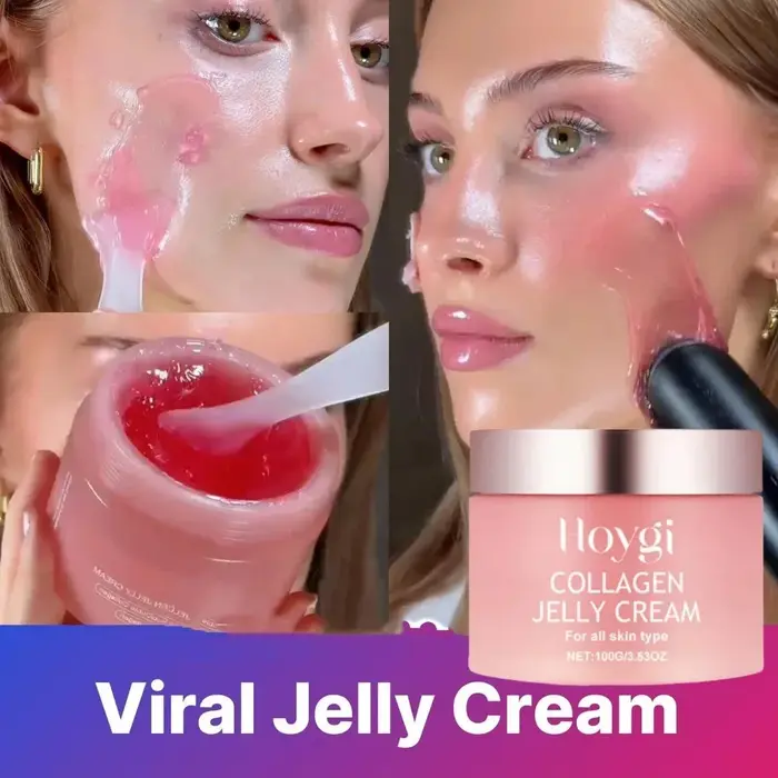 Crème de gelée collegène 100ML, hydrate en profondeur, ferme, brillante, réduit l'affaissement et le