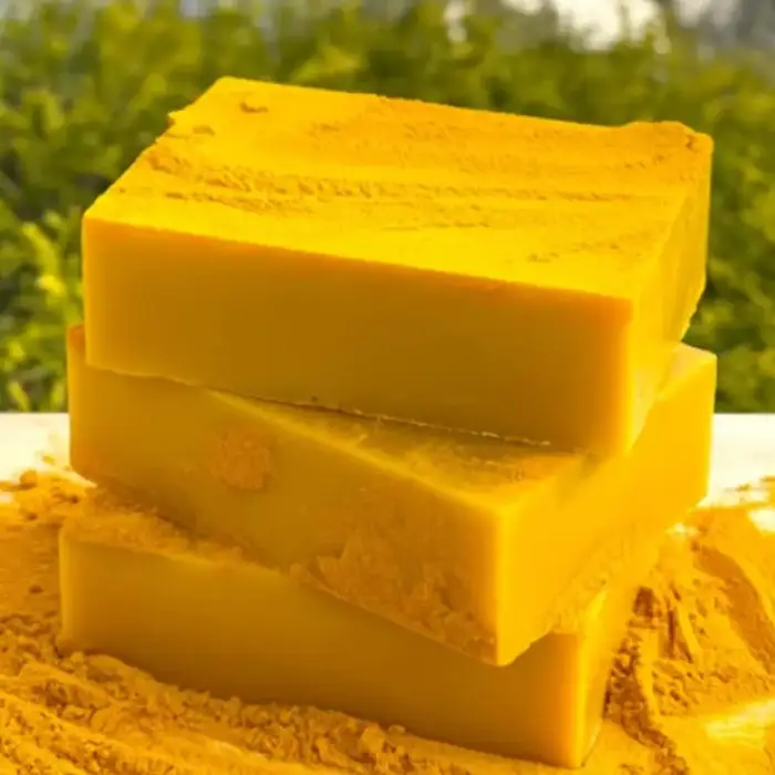 Savon au curcuma nettoyant pour le visage Anti-acné blanchissant la peau éclaircissant