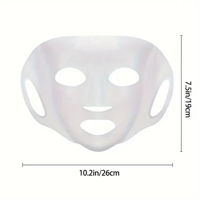 Masque facial hydratant en silicone 3D, outil de visage raffermissant