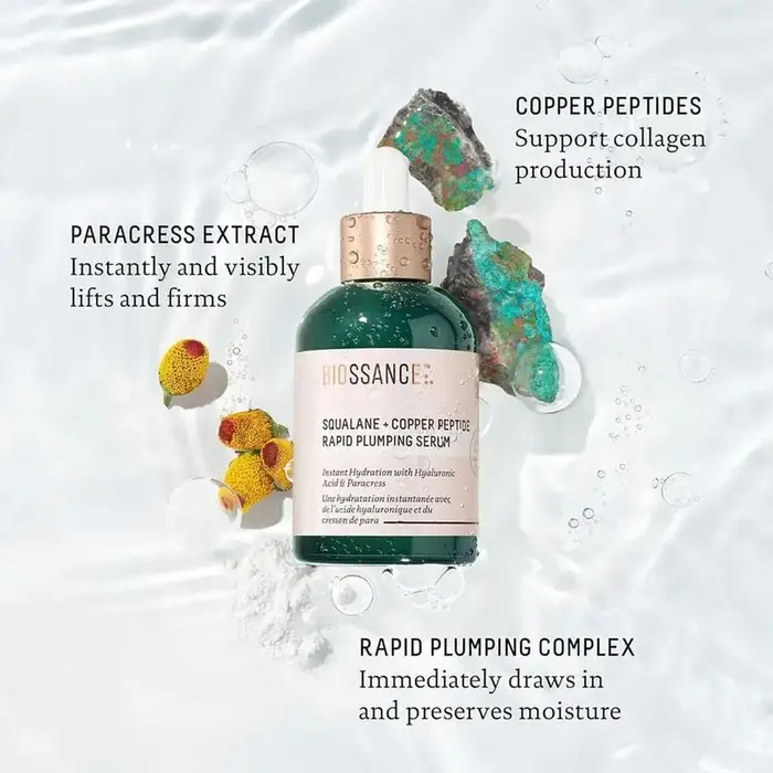 Sérum repulpant au cuivre et aux peptides Biossance