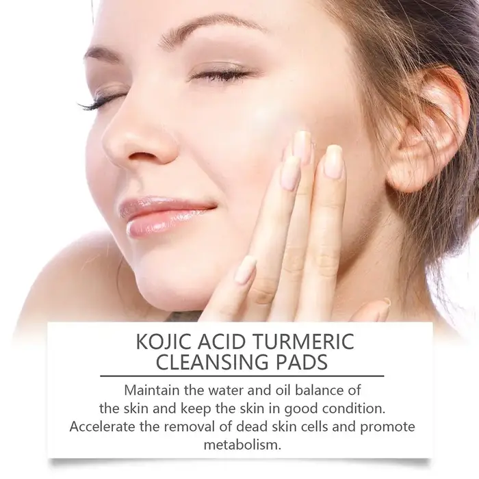 Coussinets nettoyants exfoliants pour le visage