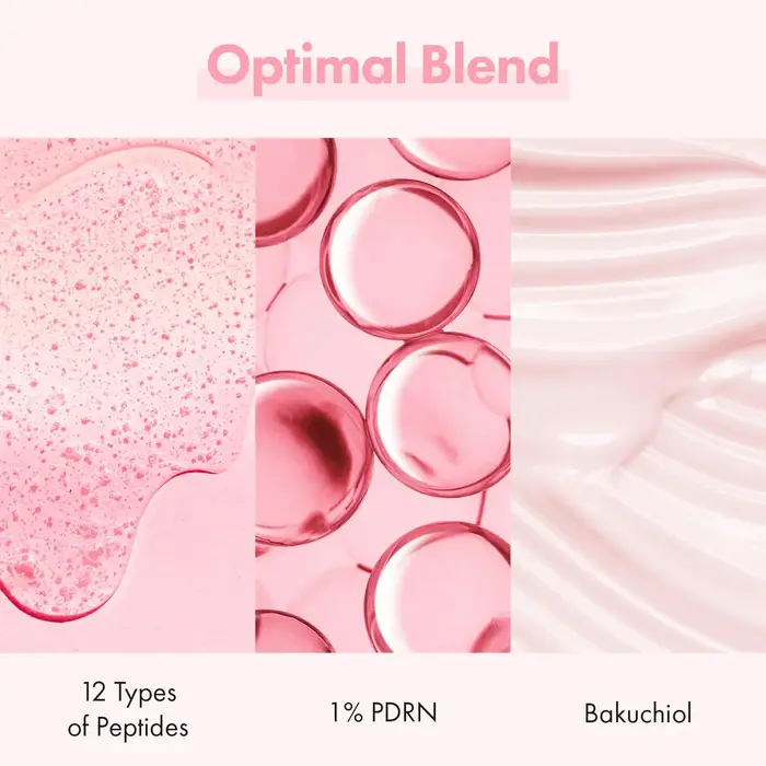 Soin du visage E-s-s-e-n-c-e Peau délicate et hydratante. Colagène hydrolysé au peptide rose pdrn