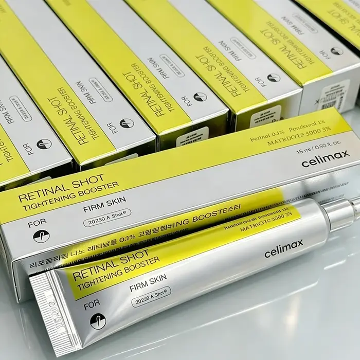 Crème pour les yeux Celimax Vita A Retina originale coréenne, absorption rapide, raffermissante, apaisante pour le contour des yeux, essence pour le visage, produit de soin de beauté.