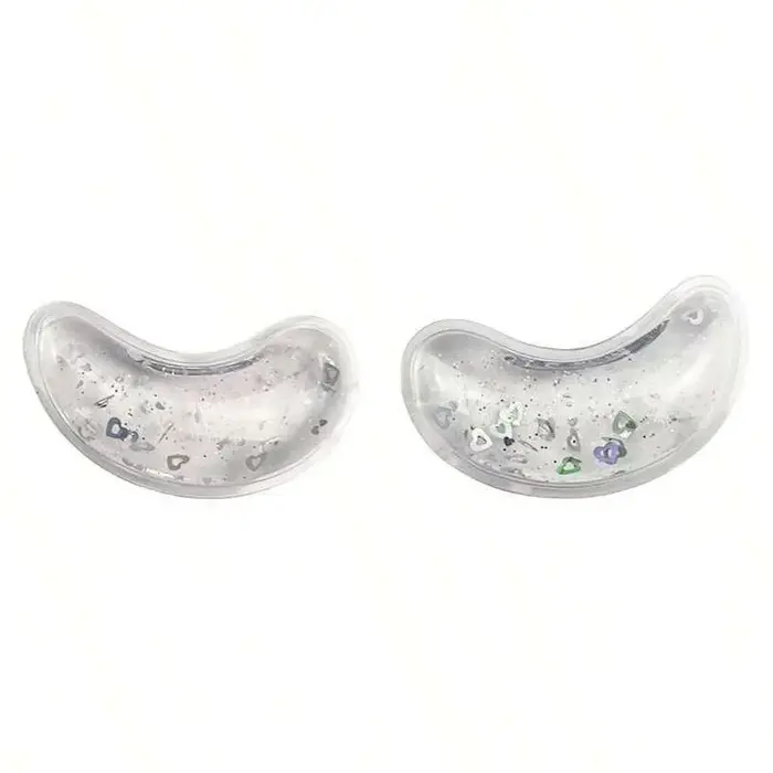 Masque pour les yeux en Gel réutilisable, 1 paire, sensation de glace, patchs pour les yeux en Gel à