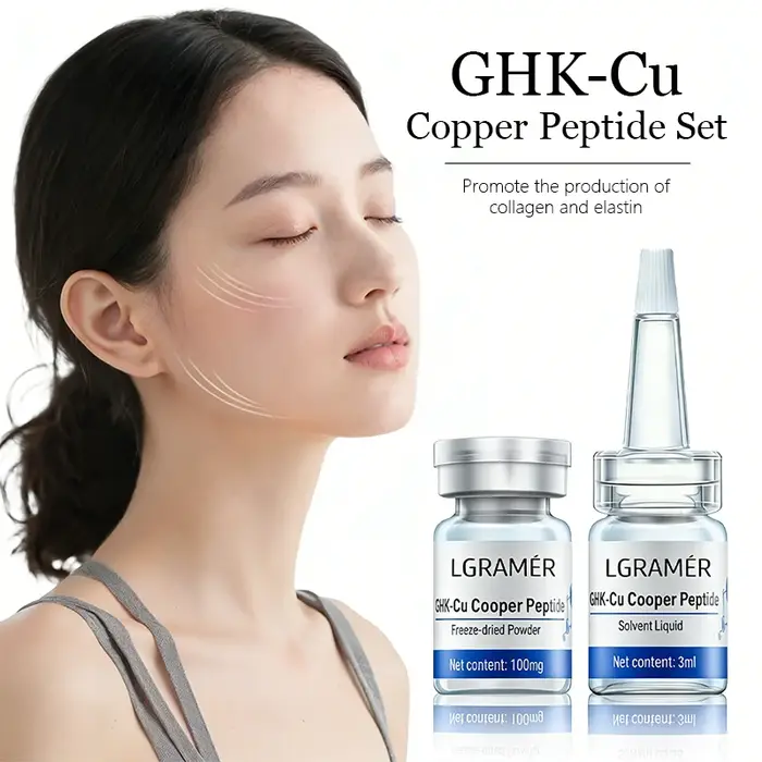Sérum aux peptides de cuivre GHK-Cu pour le visage - Réparateur