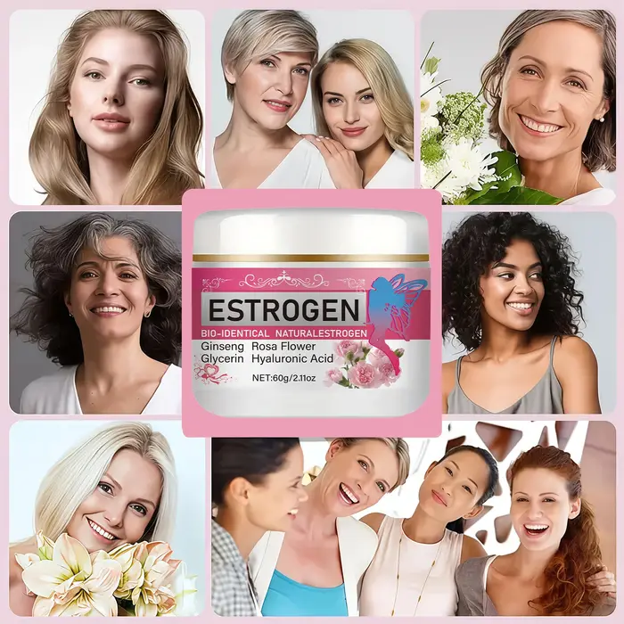 Crème d'entretien émotionnel à l'œstrogène - Formule sans alcool, convient à tous les types de peau, hydratante, parfum frais, produit de soin pour la peau des femmes