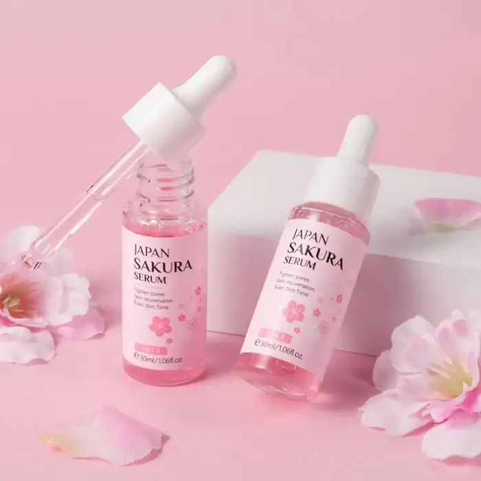LAIKOU Essence fluide pour le visage à la fleur de cerisier