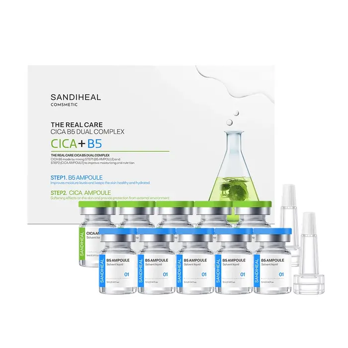 Trio d'ampoules de soin de la peau premium - Kit d'essences de beauté multi-effets hydratantes et re
