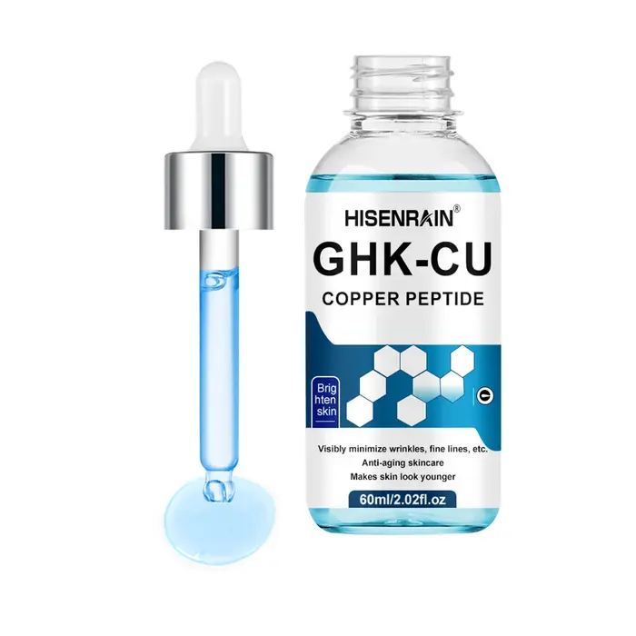 Sérum facial anti-âge HISENRAIN GHK-CU - Essence régénérante au peptide de cuivre pour raffermir