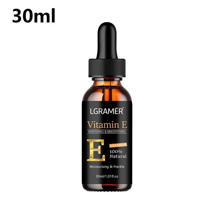 Sérum pour le visage à la vitamine E, blanchissant, rétrécissement des rides des pores, élimine les
