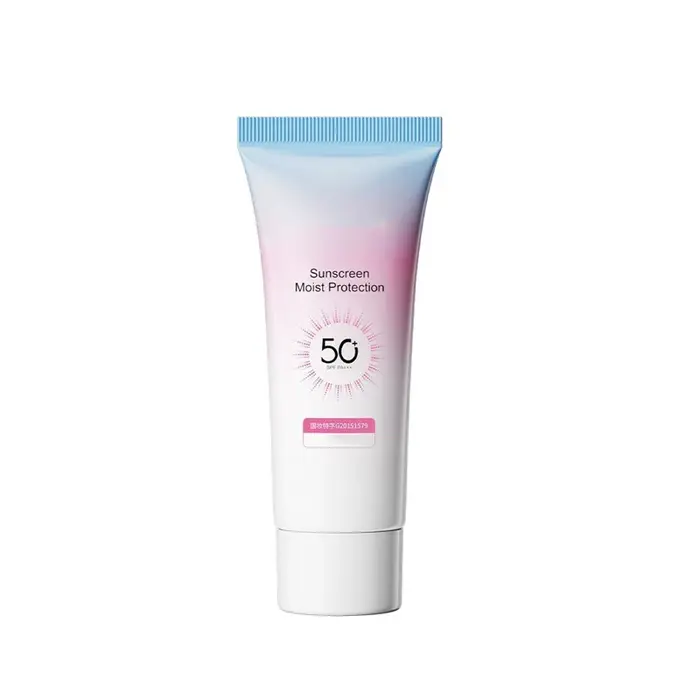 Crème Solaire Pour Visage et Corps SPF50+ Anti-Transpiration Rafraîchissante Lotion Solaire Hydratan