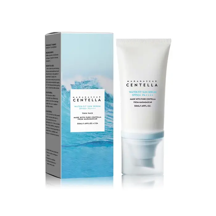Crème solaire à l'acide hyaluronique, Protection UV forte, crème solaire à base d'eau Spf50 +, Prote