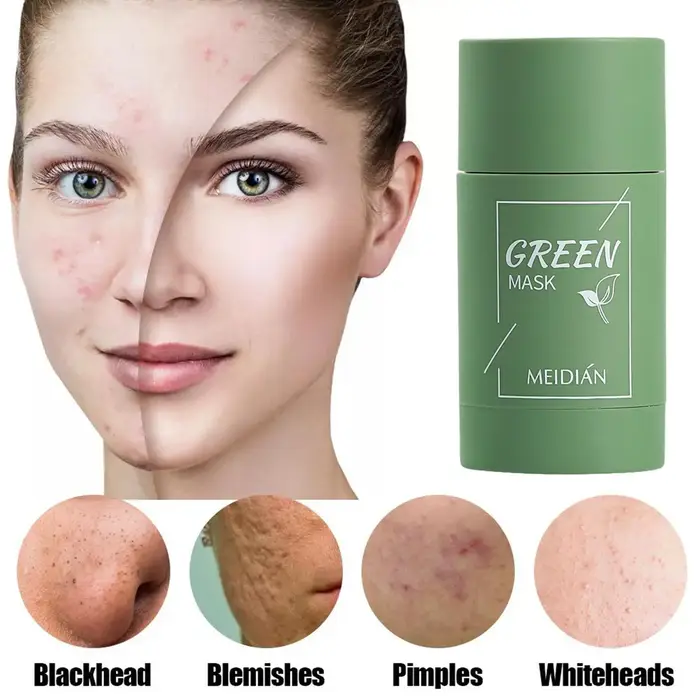 Masque nettoyant solide au thé vert
