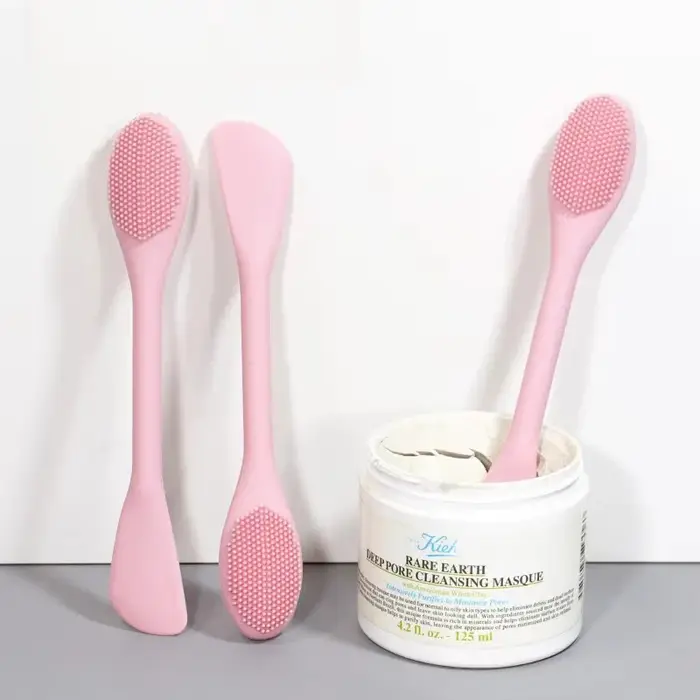 1PC Brosse nettoyante pour le visage en silicone à double tête