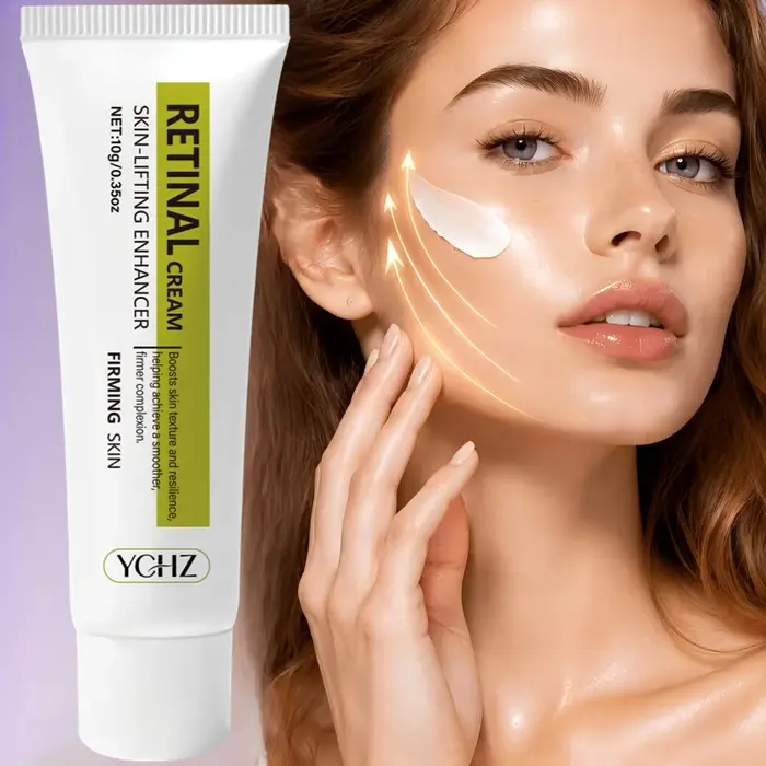 Crème raffermissante pour les yeux au rétinol, hydrate en douceur la zone des yeux, hydrate et nourrit en profondeur, texture douce, convient aux hommes et aux femmes, s'adapte à différents types de p
