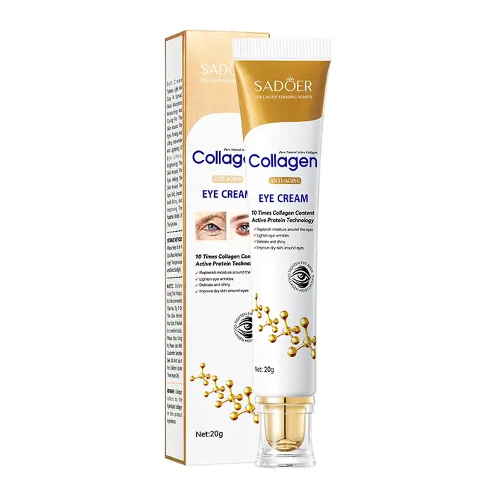 SADOER collagène crème pour les yeux soin Anti cernes sacs
