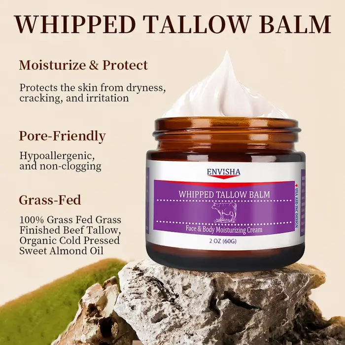 Crème pour le visage Anti-rides vieillissement fouetté Tallow baume collagène acide hyaluronique soins de la peau hydratant rétrécissement des Pores blanchissant lisse
