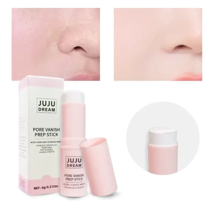 Pore Vanish Primer Stick - Pores flou, bâton de pré-maquillage portable, peau lisse pour le maquilla