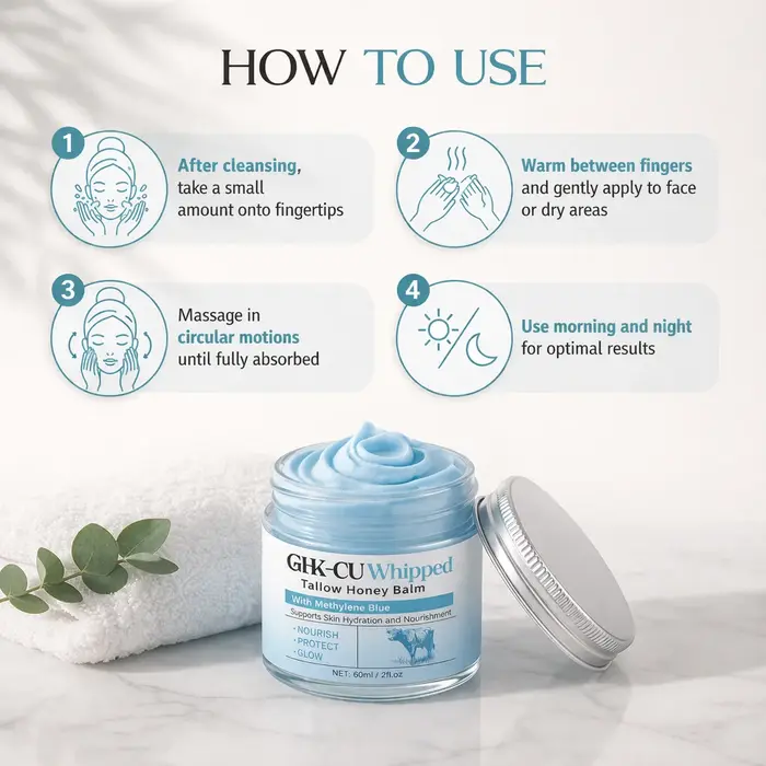 1/2/3PCS Peptides de Cuivre GHK-Cu